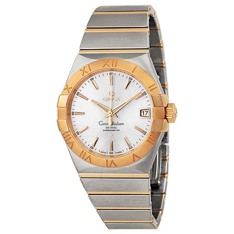 omega gold and silver watch